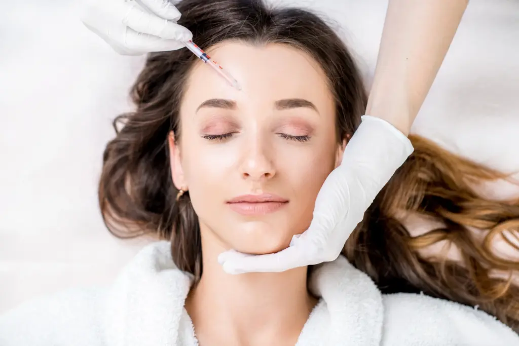 Female patient undergoing cosmetic Botox treatment | Medical Spa in Corpus Christi, TX | Coastal Glo