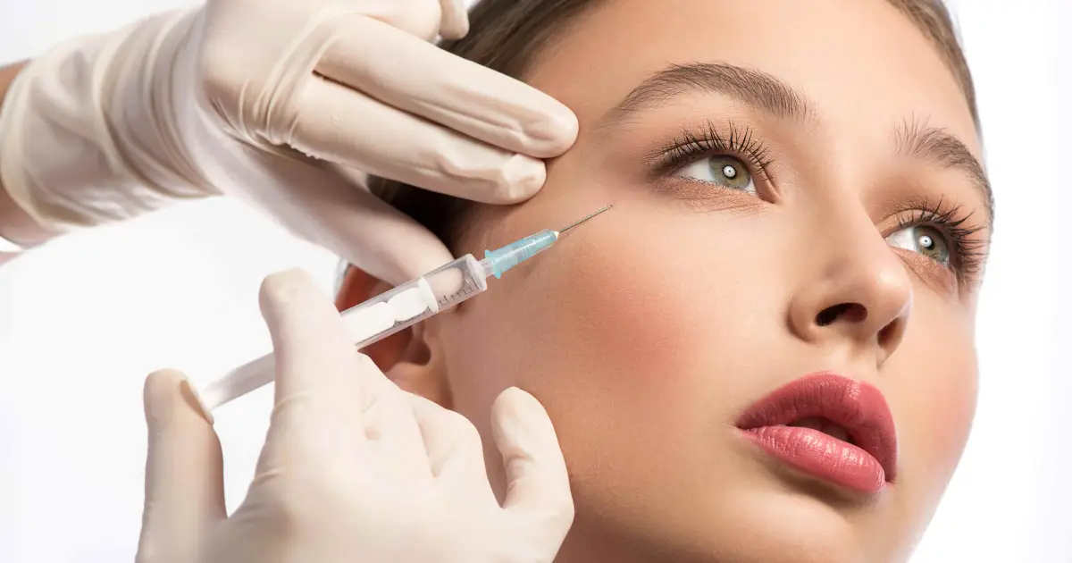 Woman receiving RHA fillers for dynamic wrinkles in Corpus Christi, TX